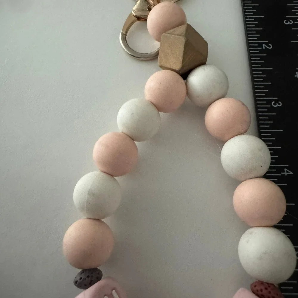Beaded Keychain Charm 